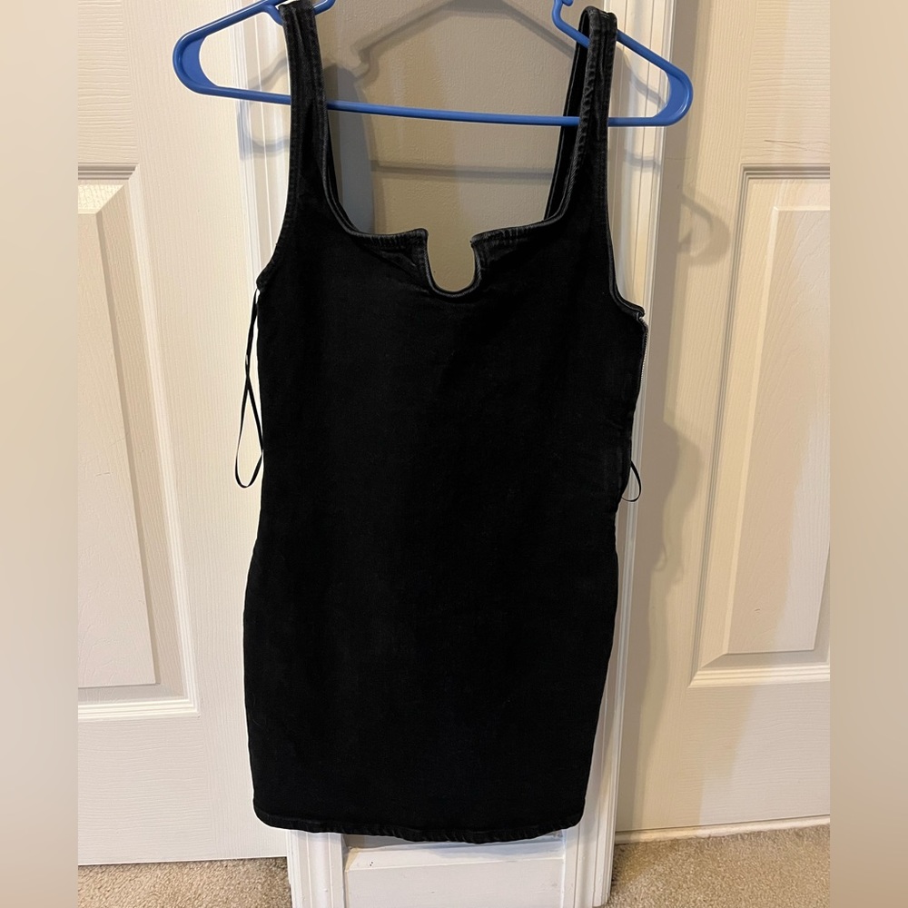 Zara mini denim dress